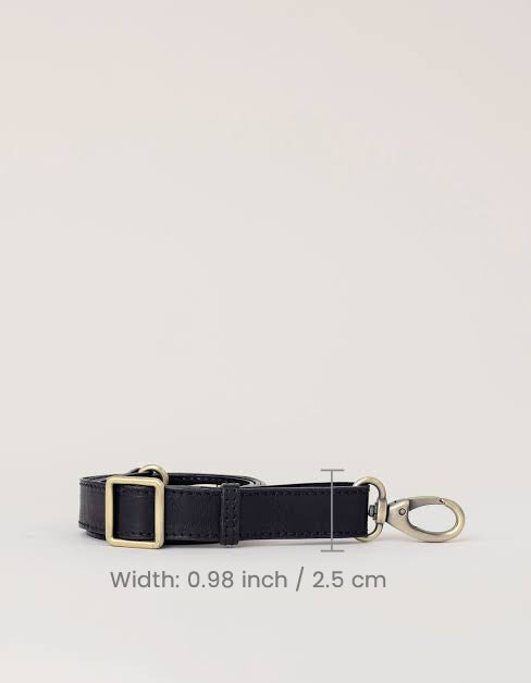 Black Bag Strap- Narrow